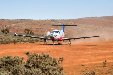 Flying doctor brings vaccines to outback