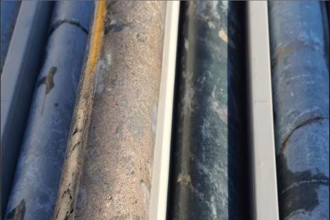 Aldoro hits “right rocks” with first drill hole at new target