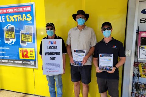 Printers' battle rolls on