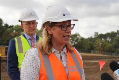 Stephenson Avenue extension project enters second phase