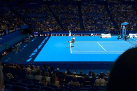 Double fault, game, set match