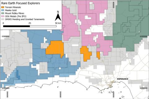 Terrain muscles in on rare earths hot spot