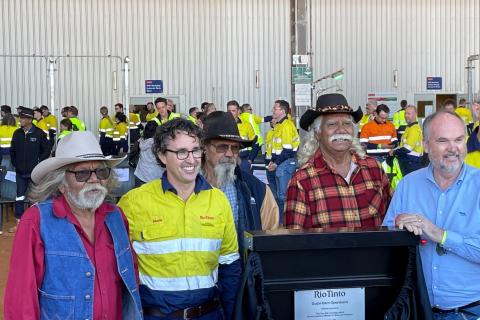 Rio mine opening has cultural focus