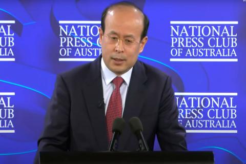 China's ambassador offers conditional olive branch