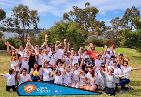 Lionheart offers a hand for brave kids