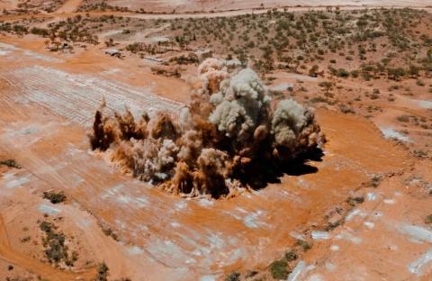 Maiden blast at Liontown project