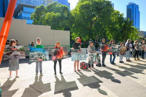 Woodside protesters condemned