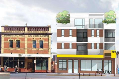 Apartment plan for vacant Northbridge lot