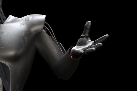 Droids walk the talk at a good clip