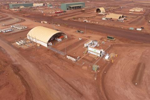 Pilbara mine hydrogen plant commissioned