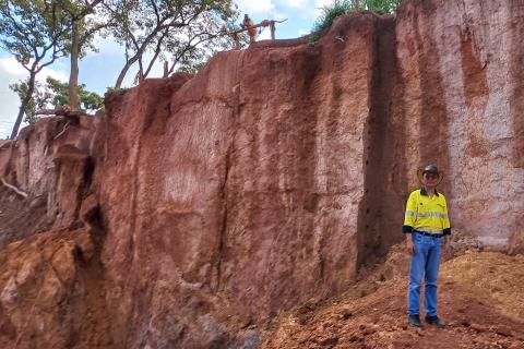 Caigen Wang Boundiali gold project.