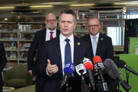 Universal childcare an Albo election pledge