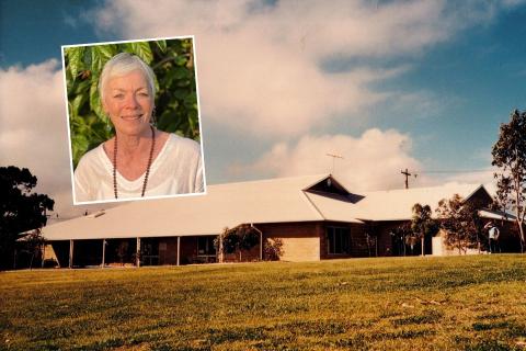 Moerlina School in the 1980s and Perette Minciullo (inset), who says the school provides diverse learning opportunities.