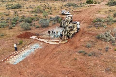 Drilling at Yallalong antimony project