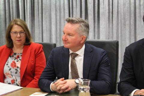 Climate Change and Energy minister Chris Bowen. Photo: Nadia Budihardjo.