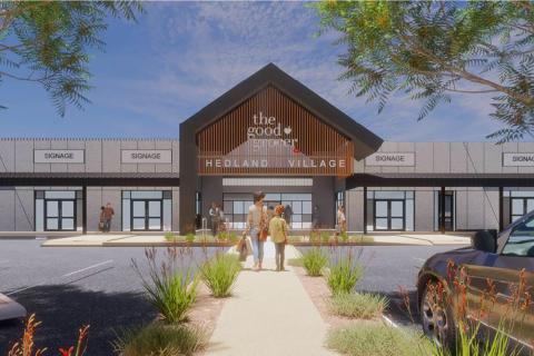 Designs for Hedland Village Shopping Centre. Picture: Turner River Developments.