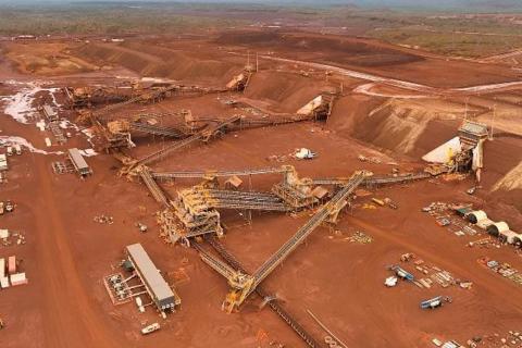 Crushers at Ken's Bore, part of Onslow Iron. Photo: Mineral Resources.