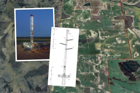 Strike Energy received approval to build a power plant, at its South Erregulla gas field (pictured). 