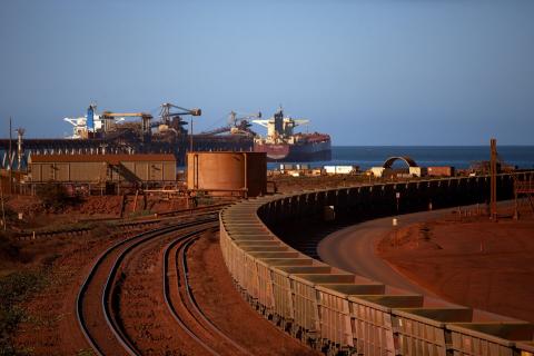 Rio Tinto operations at Cape Lambert. 