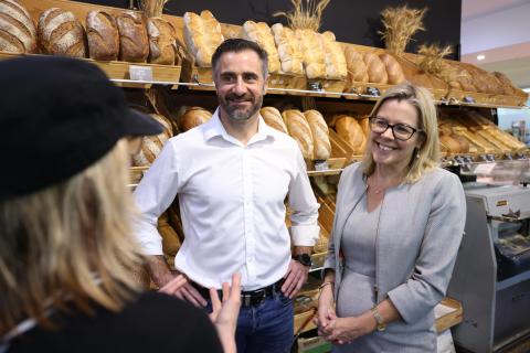 Libby mettam with bread