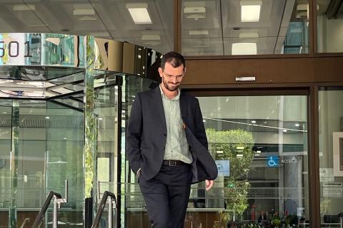 Gerard Mazza outside of Perth Magistrates' Court.