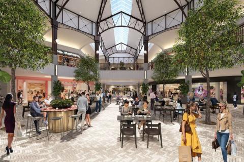 A render of the Morley Galleria redevelopment.