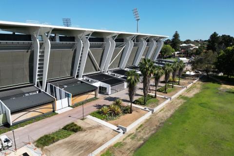 MG Group has won the contract after upgrading perimeter security at HBF Park.