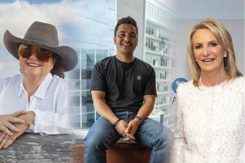 The founders of WA’s largest private companies are as varied as Gina Rinehart (left), Laurence Escalante and Megan Wynne.