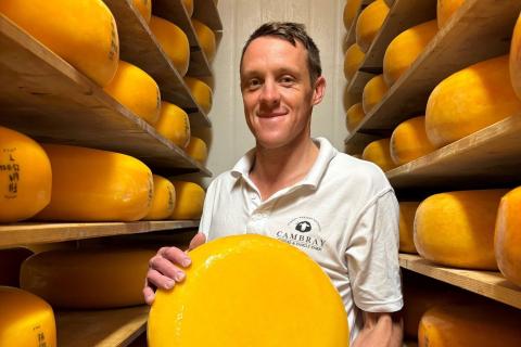 Tom Wilde is a second-generation cheesemaker at Cambray Cheese.