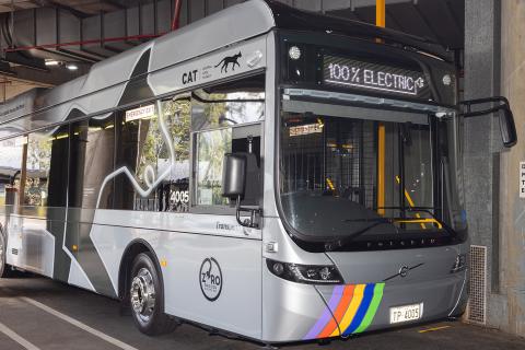 Transperth has started rolling out EV buses. Photo: Michael O'Brien.
