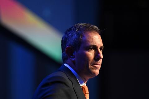 Treasurer Jim Chalmers. Photo: Lukas Koch / AAP.