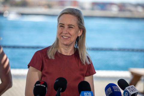 Simone McGurk has claimed victory in Fremantle. Photo: Simone McGurk.