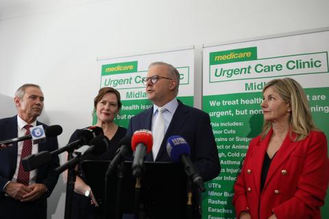 Prime Minister Anthony Albanese during a visit to Perth in January. Photo: Sam Jones.