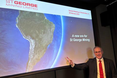 John Prineas is excited about St George’s opportunity to capitalise on the world’s need for niobium.