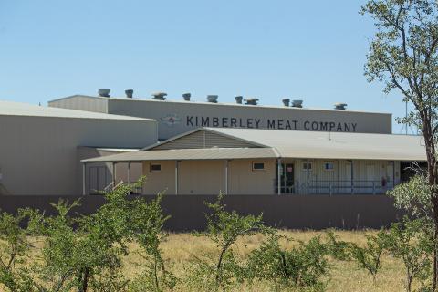 The Kimberley Meat Company abattoir between Broome and Derby. 