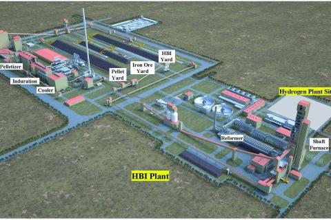Plans for POSCO's Port Hedland Iron plant.