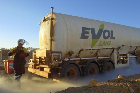 Evol LNG truck