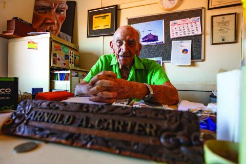 Port Hedland living legend Arnold Carter. Photo: Tom Zaunmayr.