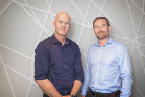 Vysarn’s James Clement and Shane McSweeney. Photo: Michael O'Brien.