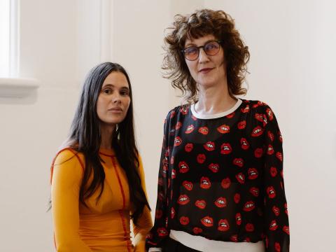 PICA chief executive and director Hannah Mathews and boorda yeyi program manager Lillian Silk. Photo: Tristan McKenzie