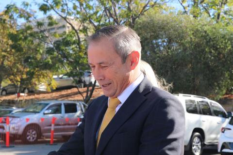 Roger Cook at Queens Gardens car park.