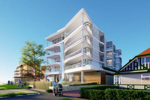 A render of the proposed apartments on South Perth Esplanade. Image: Colliere Geraghty Architects via DAP documents