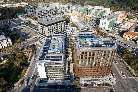 The hospital will add to many facilities at the busy Murdoch precinct.
