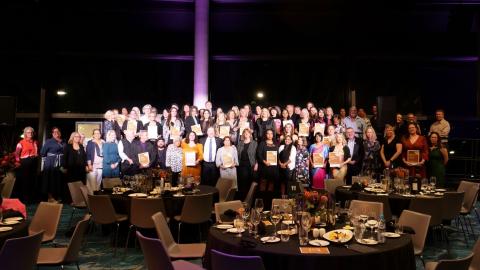 Winners at the Community Services Excellence Awards. Photo: WACOSS