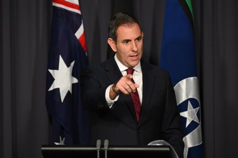 Treasurer Jim Chalmers. Photo: AAP Image/Lukas Coch.