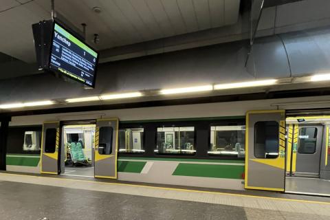 A C-series train, as part of PTA's Metronet project.