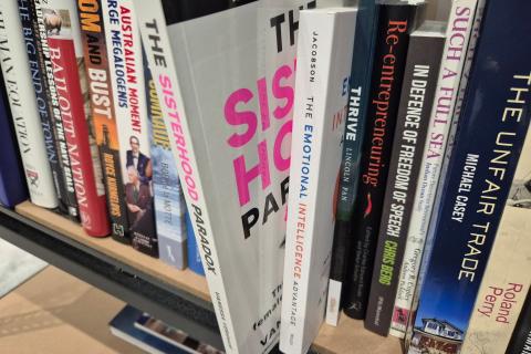 Vanessa Vershaw’s The Sisterhood Paradox and Amy Jacobson’s The Emotional Intelligence Advantage. 