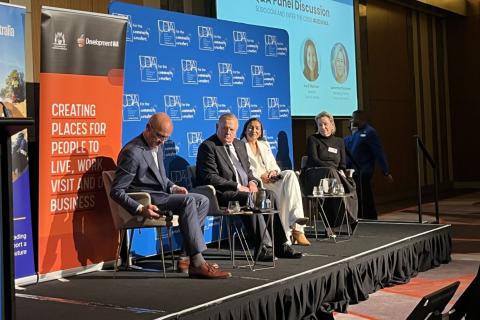 L-R: Colin Keane, Nigel Satterley, Avril Thomson, and Samantha Thompson