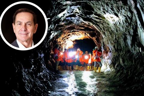 Inset: European Lithium executive chair Tony Sage. Photo: European Lithium