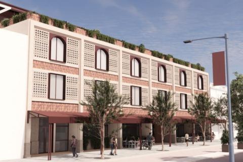 A render of the Urban Haven Hotel in Fremantle. Image: Urbis via City of Fremantle